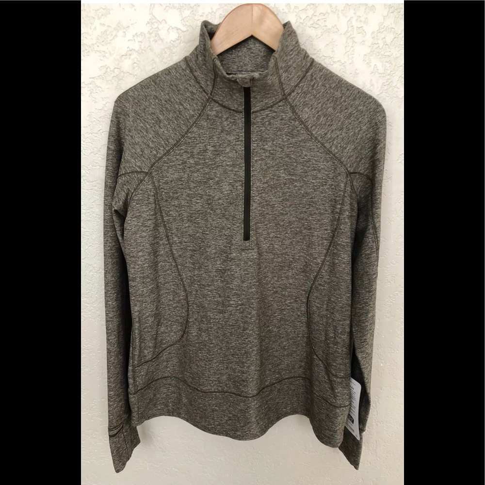 Lululemon Rush Hour 1/2 Zip Military Green HMLE 12
